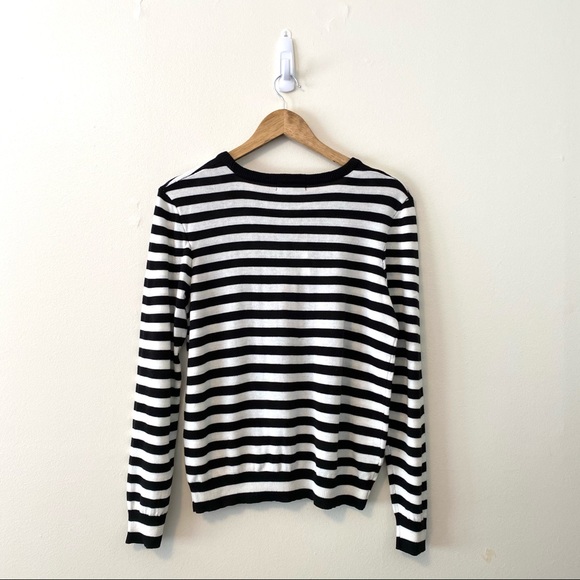 BCBGeneration Striped Long Sleeve Sweater - Picture 12 of 15